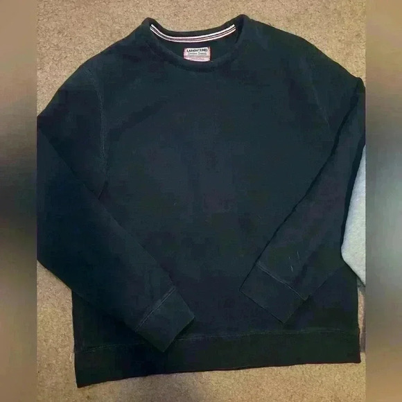 Lands End Serious Sweats Sweatshirts Men’s Size Large (Lot of 2) - Picture 2 of 6